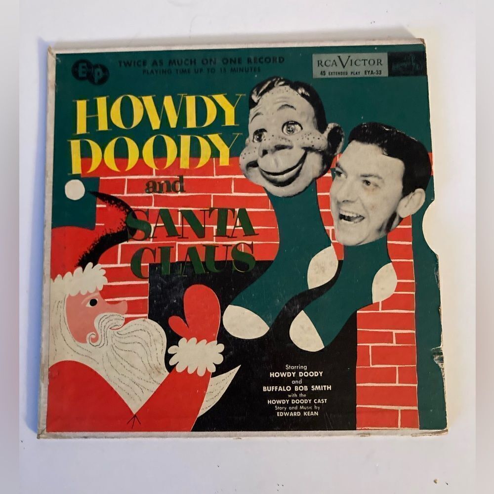 Howdy Doody & Santa Claus With Buffalo Bob 45 RPM